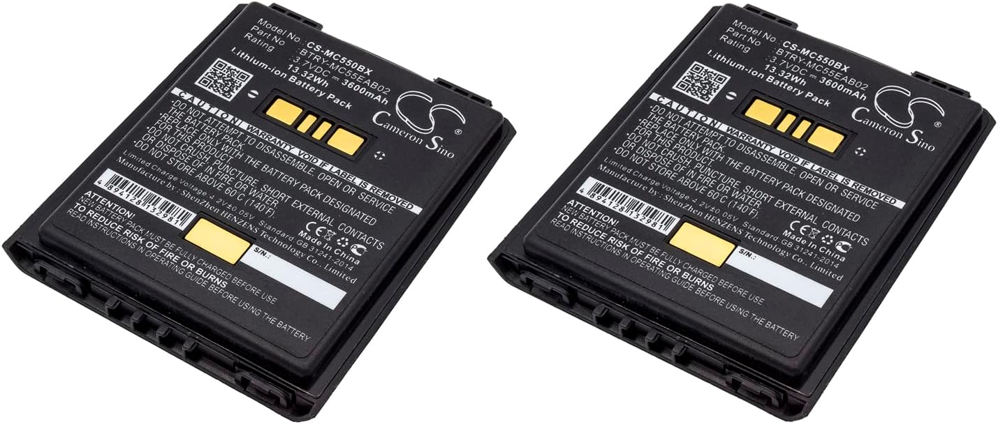 Battery MC55XX 360mAH,1.5X MC55 BTRY-MC55EAB02