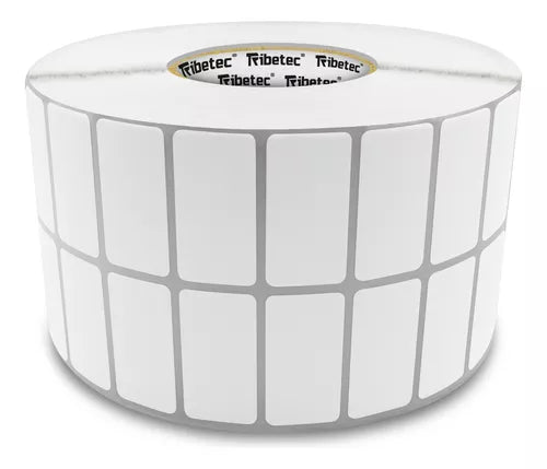Etiqueta TTR blanca 2 al paso CORE3 10,000PZS X ROLLO C3 38X25