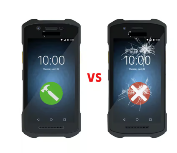 caja con 3pzs Protector de pantalla de vidrio templado mica de cristal para terminal Zebra Symbol TC21, TC210K y TC26, película protectora HD 9H