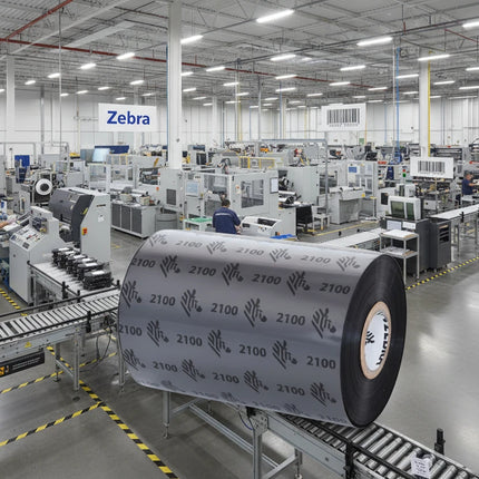 Ribbon 2100 Series Zebra WAX 156X450  ZB7096062001