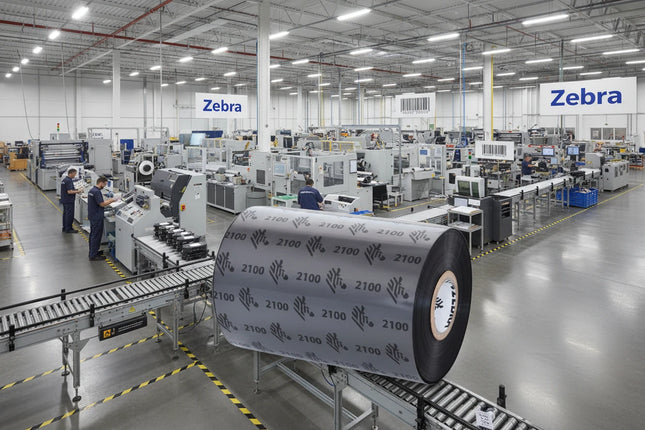 Ribbon 2100 Series Zebra WAX 156X450  ZB7096062001
