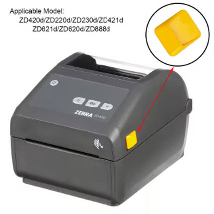 Botón lateral de 2 piezas para impresora térmica directa Zebra ZD420D ZD220D ZD620D 230 212304-001D 880D