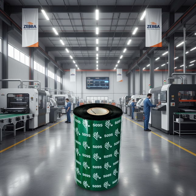 Ribbon Resina Zebra 110x450 Industrial 5095BK11045