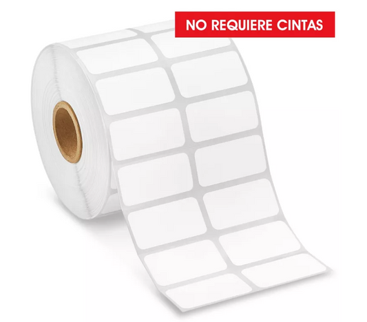 Etiqueta TD blanca 2 al paso core1 4000PZS X ROLLO	C1	51X25 (2X1) pulgadas