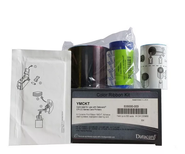 Cinta DataCard YMCKT, 500 Impresiones, para CD800/CP40 Plus/CP80 Plus/CP80 535000-003