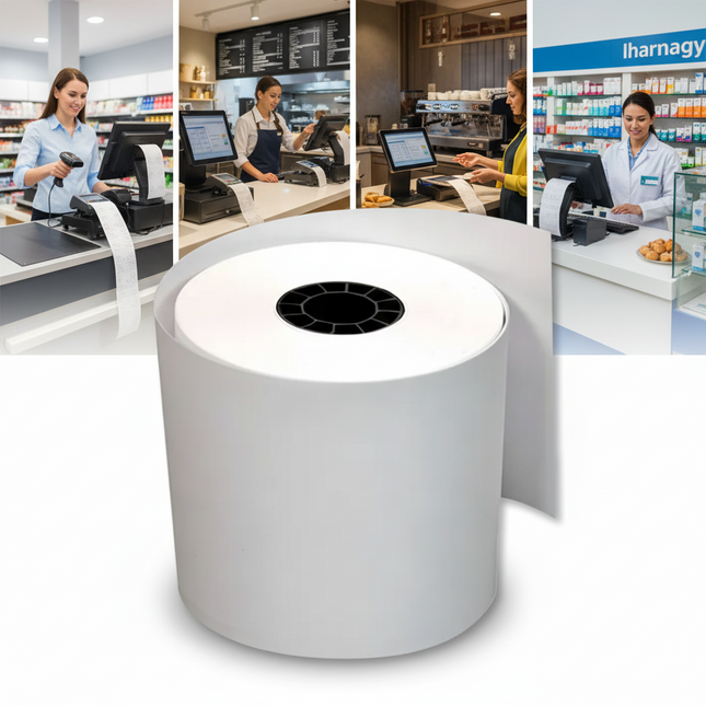 rollo termico caja 100pzs Rollo Termico 57X60- 38 Mts