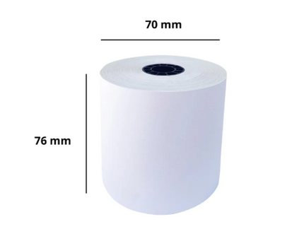 ROLLO AUTOCOPIA Medida 76X70 MM Caja con 50 piezas