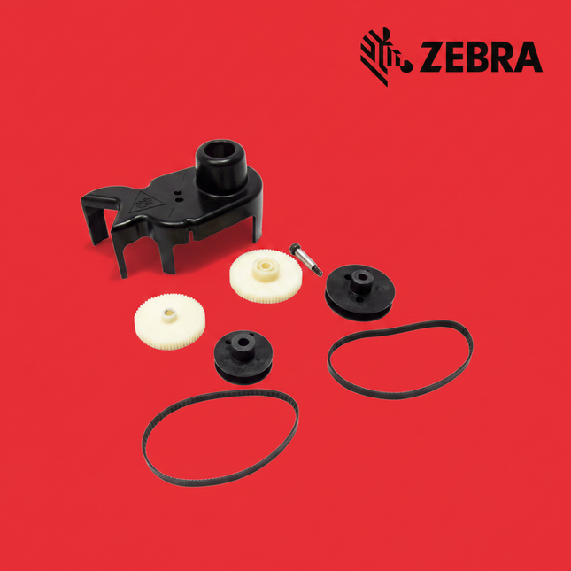 Kit de sistema engranes Zebra ZM400 300dpi 79818M - con engranaje, cinturón, cubierta de engranajes