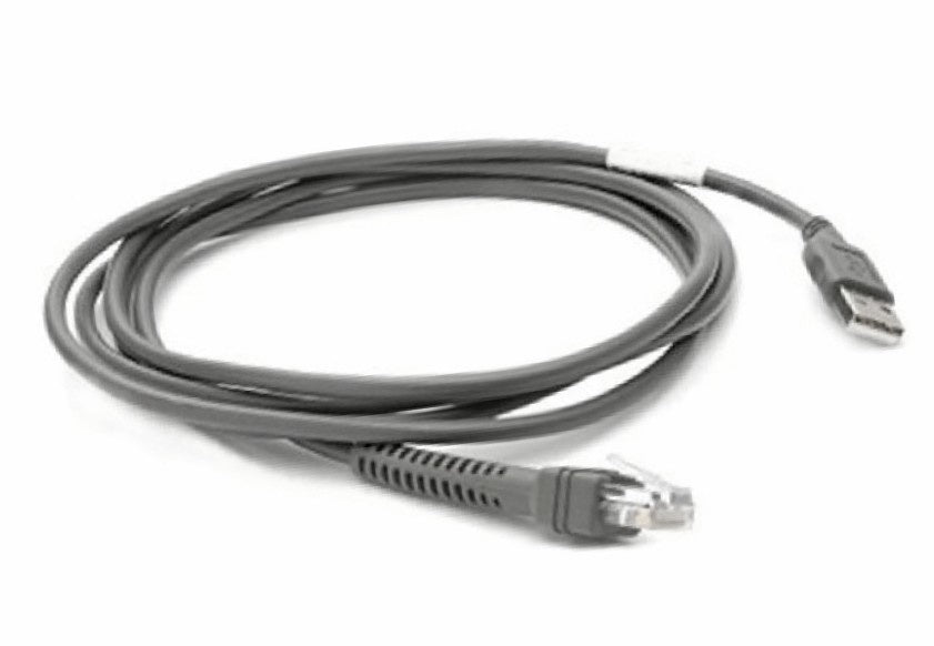 Cable de escaner universal estilo 3 RJ45 A USB gris SHIELDED MOD PLUG CBA-U21-S07ZBR