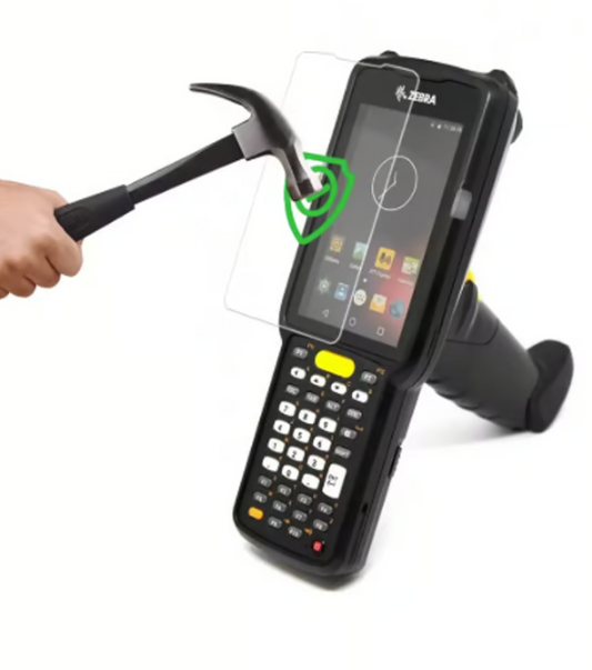 caja 5pzs mica de cristal Protector de pantalla de vidrio templado para Motorola Symbol MC330K-G X10