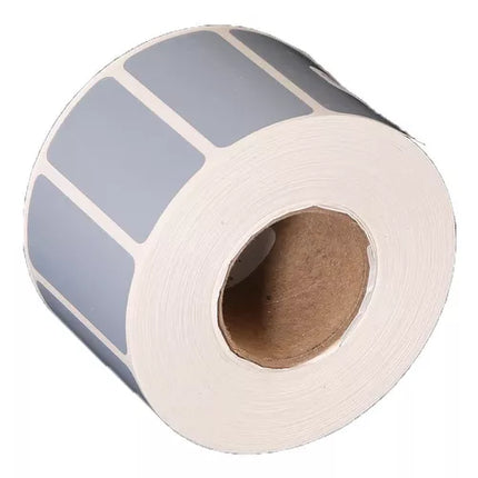 Etiqueta TTR metalizada core1 plata 1000 X ROLLO 1PASO 51X25
