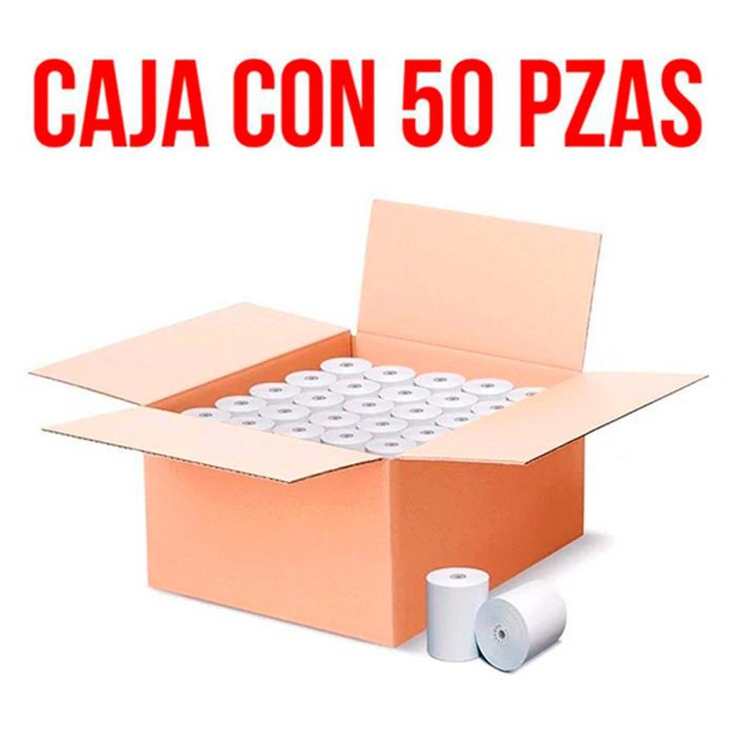 ROLLO TERMICO PARA MINIPRINTER 80X70 centro de panal CAJA50PZS