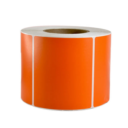 Etiqueta TTR NARANJA Core1 500PZS X ROLLOC1 102X102 (4X4) pulgadas