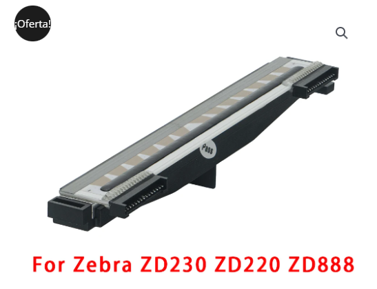 zebra Cabezal para impresora térmica Zebra ZD230 ZD220, 203dpi, P1115690, ZD888, ZD888T, ZD888CR, ZP888, 888DT