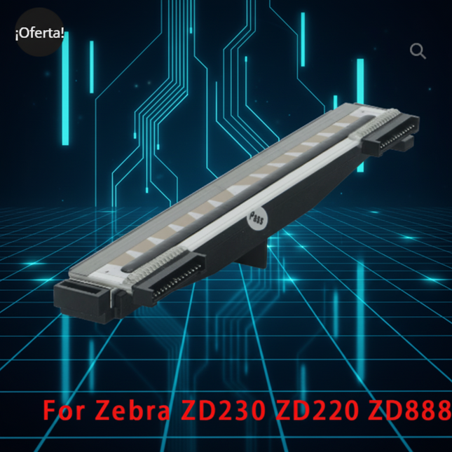 zebra Cabezal para impresora térmica Zebra ZD230 ZD220, 203dpi, P1115690, ZD888, ZD888T, ZD888CR, ZP888, 888DT