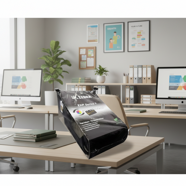 Cinta Zebra Ribbon Negro 800011-101 - 1000 Impresiones