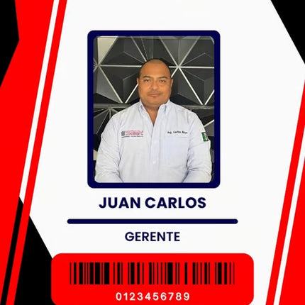 CAJA 50 PZS Credencial De PVC Impresa ambos lados sin diseño