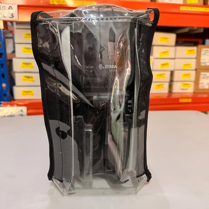 Funda lona aluminio afelpada por dentro con ventana transparentes ajustable con velcro Zebra ZC100/ZC300 SERIES MODELO UNA Y DOS CARAS