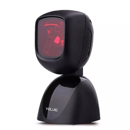 yjhf600-1-2usb Honeywell Youjie HF600 1D/2D Fotodiodo Negro Fixed bar code reader - Lector de código barras (1D/2D, Fotodiodo, Code 39, Data Matrix,PDF417,QR Code, 620 nm, 0-360°)